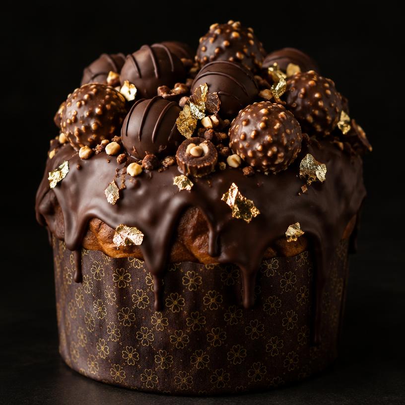 Panetone Cravejado de bombons